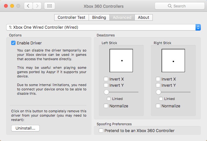 Xbox one wireless controller mac
